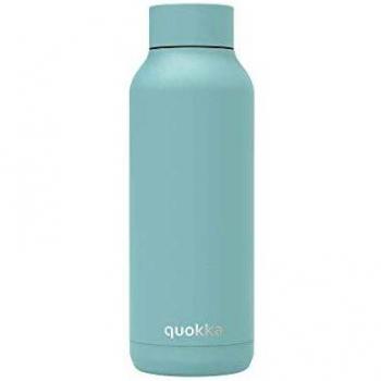 Quokka Solid - Cool Gray Powder 510 ML | Botellas De Agua Acero Inoxidable Sin BPA |Botella Térmica De Doble Pared - Mantiene el frío y el Calor para Niños y Adultos