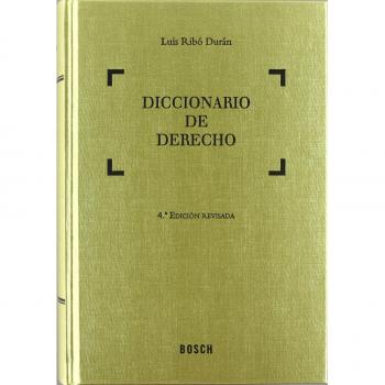 Diccionario de Derecho - L. Ribó Durán