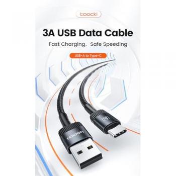 Cable USB Tipo C de carga rápida 3A, compatible con Realme, Xiaomi, Samsung y iPad, disponible en longitudes de 1m y 2m