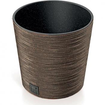 Macetero Prosperplast Furu de 30 x 30 x 27 cm - Café con depósito (15 L)