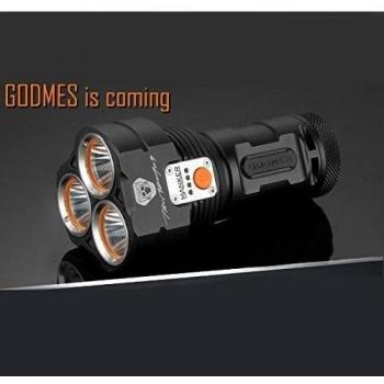 Bazaar Manker godmes 3*cree xp-l 3000lm bluetooth app control LED linterna eléctrica