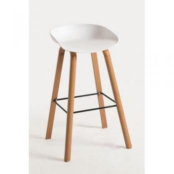 Pack 2 Taburetes de Cocina Tolbi - Color Blanco - Envío Desde España