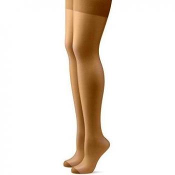 Hudson Lilly Lafina Calcetines Altos, 15 DEN, Beige