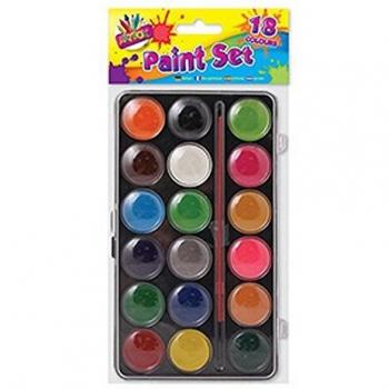 Caja de pintura ArtBox de 18 colores con pincel