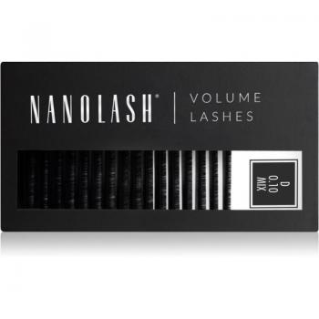 Set de pestañas postizas Nanolash VOLUME LASHES Extensiones 6-13 mm, 1 pieza, grosor 0.10 D