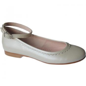 Bailarinas de Niña Yowas 25653 Comunión Beige
