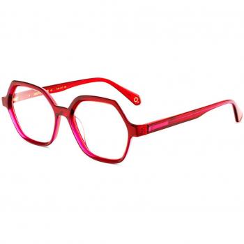 Etnia Barcelona Brutal No.26 BX Armazones y Lentes Recetadas para Mujer Rojas, Tamaño 54