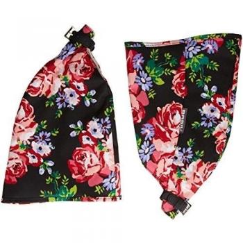 Basil Blossom Roses - Manguitos de ciclismo para hombre, color negro, talla Talla única