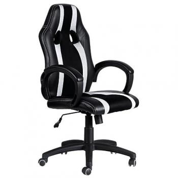 Silla Gaming Race - Blanca y Negra