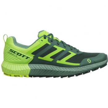 Zapatillas de trail Scott Kinabalu 2 hombre marrón y verde limón