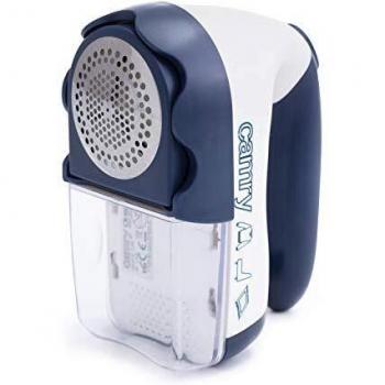 Camry CR 9606 Electric Lint Remover with Stainless Steel Blades, Battery and Mains Operated, Extra Large Cutting Head