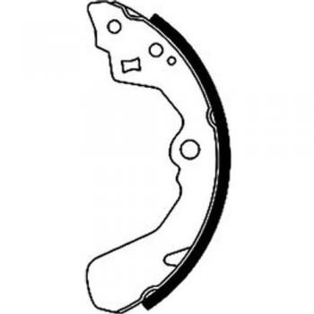 HELLA 8DB 355 001-141 Brake Shoe Set - H8620