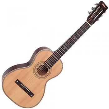 Vintage Paul Brett Signature Viator Travel Acoustic Guitar - Natural