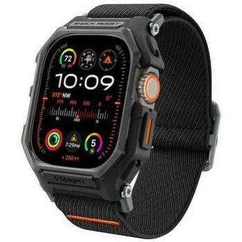 Correa Spigen Lite Fit Pro con funda para Apple Watch Ultra/Ultra 2 - 49 mm - Negro