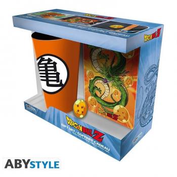 Pack Dragon Ball XXL Glass + Pin + Pocket Notebook Set