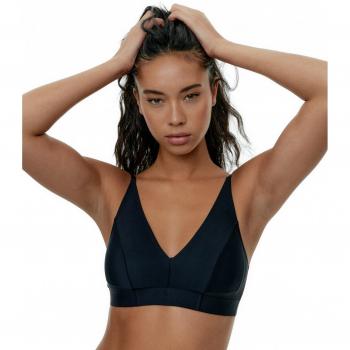 Sujetador bralette halter de microfibra Black Limba
