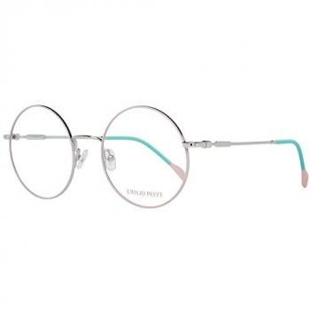 Emilio Pucci Women's Pink Optical Frames EP5088 51020 Stylish Silver Metal Glasses