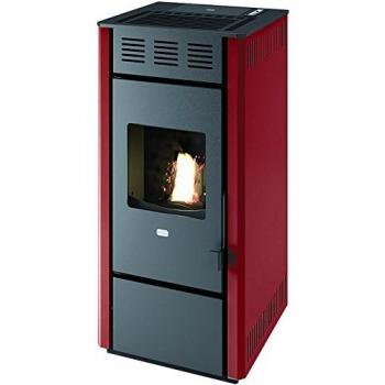 Estufa de Pellets Punto Fuego Martina 14 12kW Roja