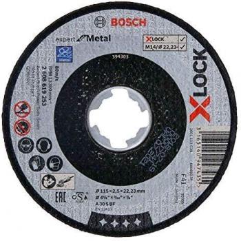 Disco de corindón XLock 115mm Bosch Expert for Metal