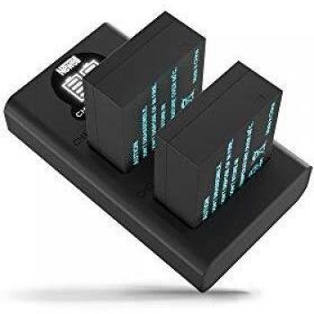 Kit NEWELL Cargador Doble + 2 BATERÍAS LPE17