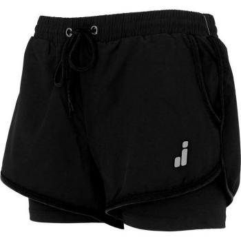 Pantalón corto de running Joluvi Meta Duo para mujer, ideal para entrenamientos intensos