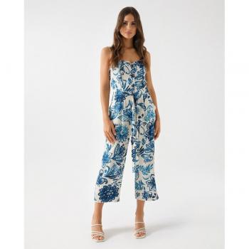 Mono de mujer Salsa Jeans con estampado floral y cinturón