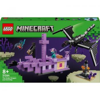 LEGO Minecraft El Dragón Ender y el Barco del End - 21264