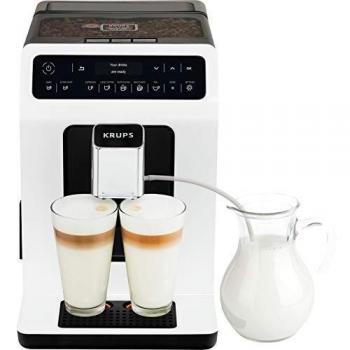 Krups Evidence EA8901 Independiente Totalmente automática Máquina espresso 2.3L 2tazas Blanco - Cafetera