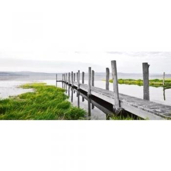 Eurographics Deco Glass - Cuadro de cristal, diseño Idyllic Jetty, 50 x 125 cm