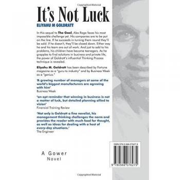 No es Suerte - Estrategia de Gestión por Eliyahu M. Goldratt