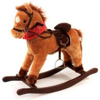 Balancín Caballito Cowboy 46 cm con Sonido Color Marrón