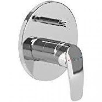 Roca A5A0698C00 Colección Monodin-N, Mezclador Empotrable Baño-Ducha, Inversor Automático, Cromado