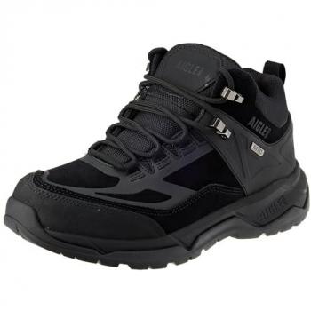 Aigle Palka Men's Waterproof Hiking Boots - Black - Size 9 UK