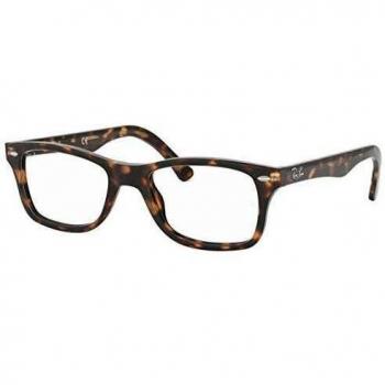 Ray-Ban Unisex RX 5228 2012 Dark Havana Glasses Frames - Brown - 53mm Size