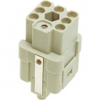 Harting 7-Pin Rectangular Connector Socket Insert 09120073101