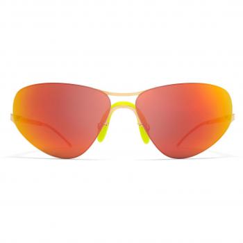 Mykita Alpine 013 Men's Gold Sunglasses Size 66