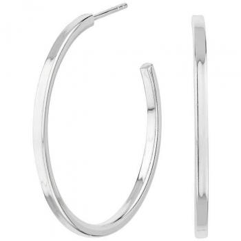 Pendientes Aro Plata de Ley 925 SEA-100-155-04 Itemporality Dublin 30mm Mujer
