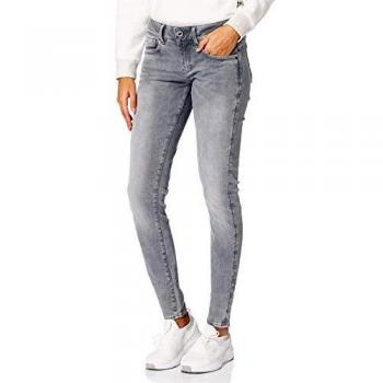 G-Star Raw Women's Lynn Mid Waist Skinny Jeans in Faded Industrial Grey
