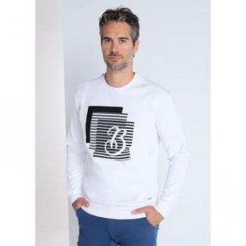 BENDORFF - Sudadera gráfica con cuello caja