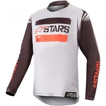 Alpinestars Camiseta De MX Niño 2019 Racer Tactical Negro-Gris-Rojo