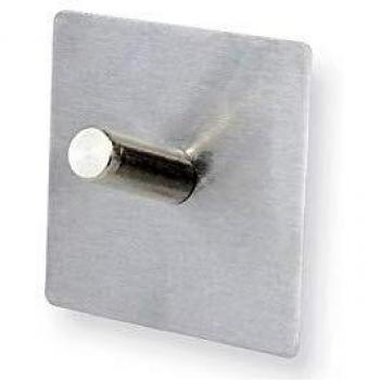 CONFORTIME 88469 Percha Adherente Cuadrada Metal, Multicolor, Talla única