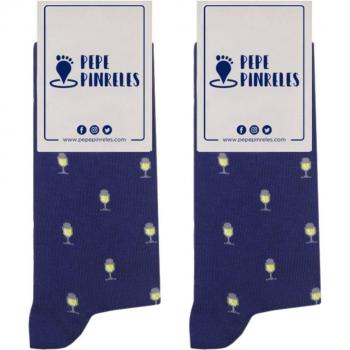 Calcetines Pepe Pinreles Catavinos Azul Marino