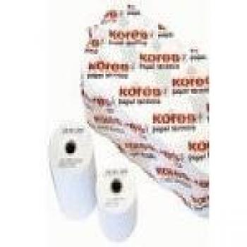 Kores 66658600 Papel Térmico para Impresión, Pack de 8 Rollos, Dimensiones 80x60mm con Diámetro Interior de 12mm