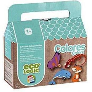 Cefa Toys- Eco Logic Colores Juego de Fichas, Multicolor