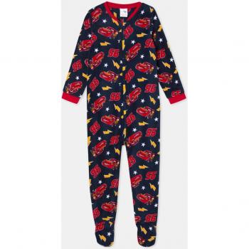 Cotton Juice Mono Cars navidad - Mono de algodón para niños, diseño navideño con estampado de coches, manga larga, cuello redondo, cierre de botones en la parte posterior, disponible en varias tallas