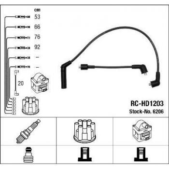 Cables de encendido NGK 6206