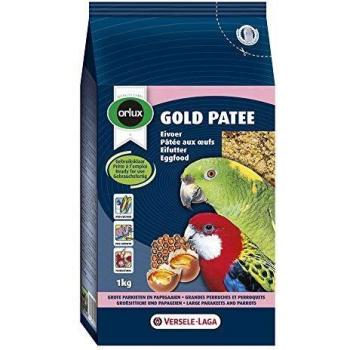 Versele-Laga Orlux Gold Patee Pasta de Cría con Miel para Psitácidos - Alimento para Aves - 1 kg