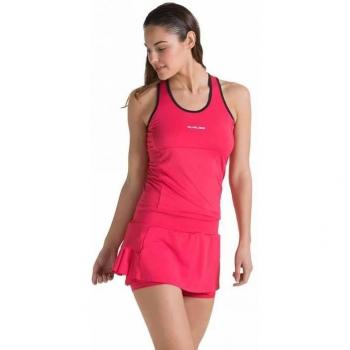 Duruss Vestido con Tirantes y Minishort, Mujeres, Rojo, L