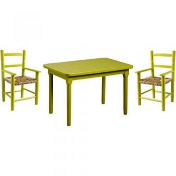 Salón Infantil Anis con 1 Mesa y 2 Sillones
