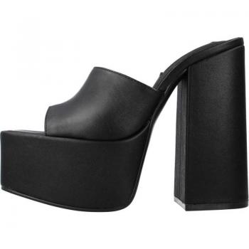 Zuecos Mujer Steve Madden Trixie, color negro, diseño moderno, suela cómoda, material sintético de alta calidad, talla disponible en varias opciones
